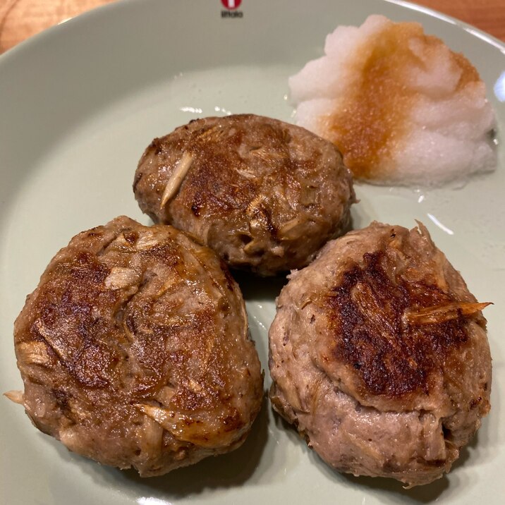 ヘルシー！ごぼうの胡麻味噌バーグ